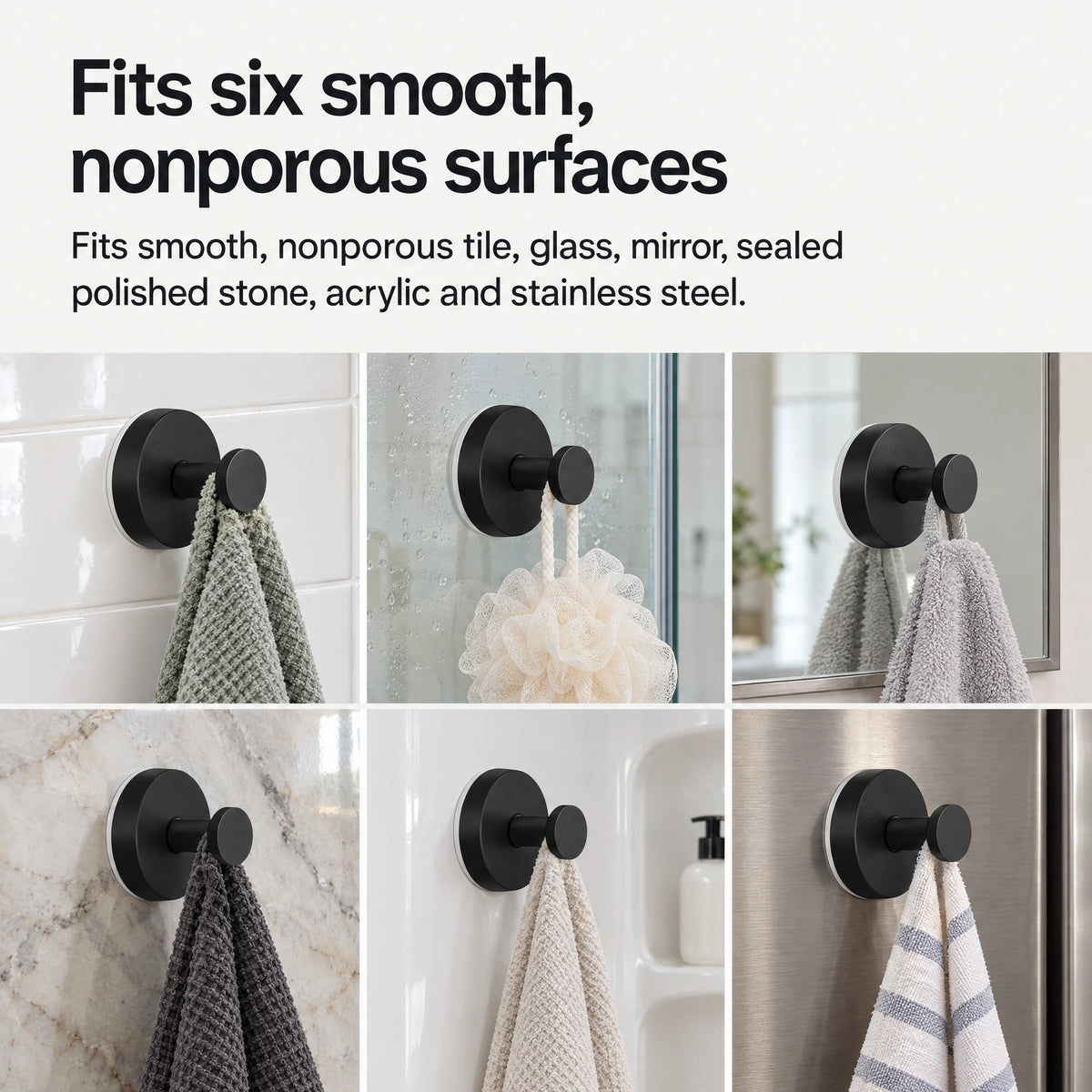 Twist-On Suction Hooks