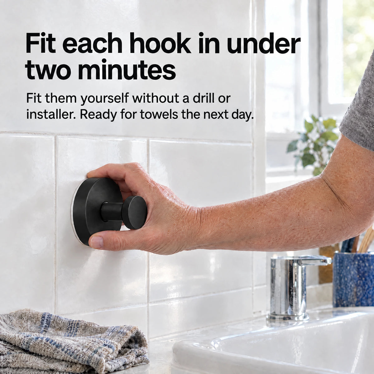 Twist-On Suction Hooks