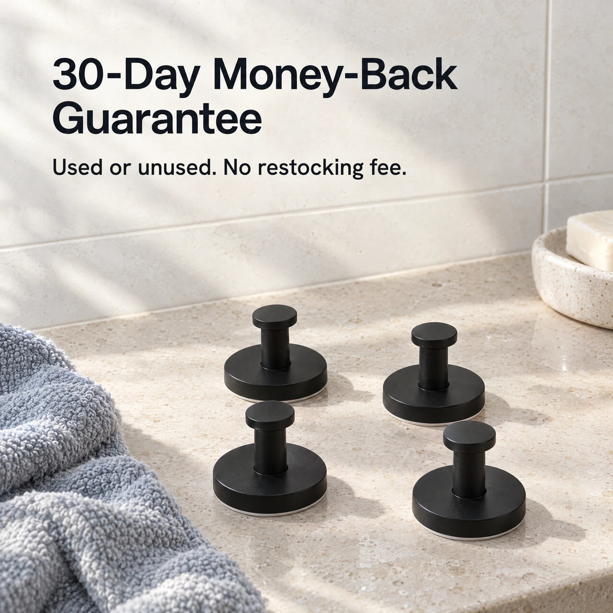 30-Day Money-Back Guarantee. Used or unused. No restocking fee.