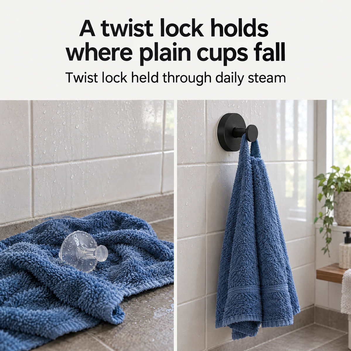 Twist-On Suction Hooks